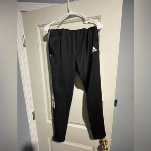 Adidas black & white sweatpants